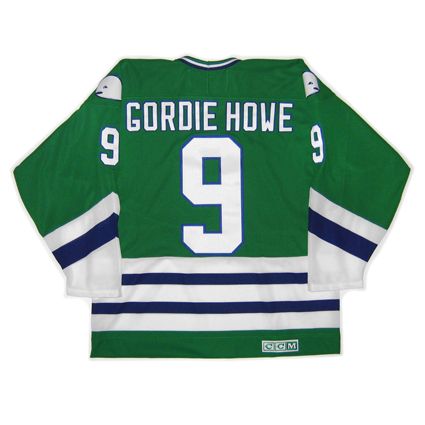 Third String Goalie: 1979-80 Hartford Whalers Gordie Howe Jersey